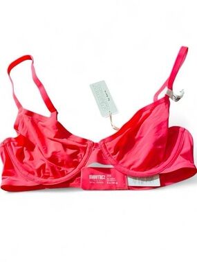 NWT Aerie Smoothez Hot Pink Unlined Full Coverage Bra 32B Pink Punch